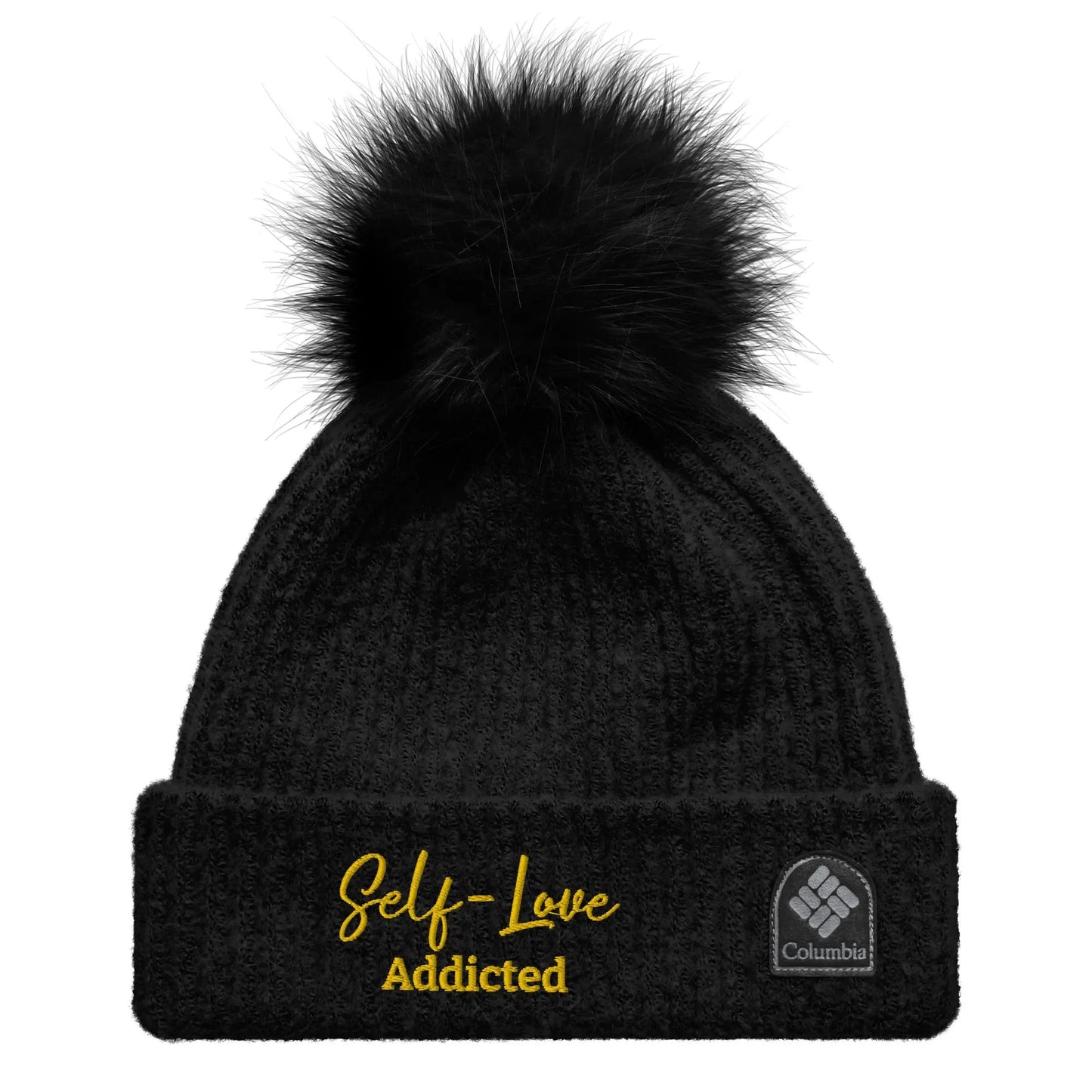 Winter Hats - Self Love - Columbia pom-pom beanie with Embroidery-3