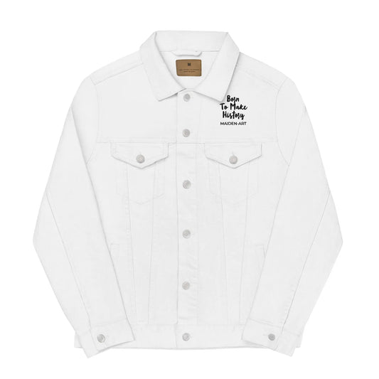 Unisex denim jacket The Rebel Girl in Me will never die-0